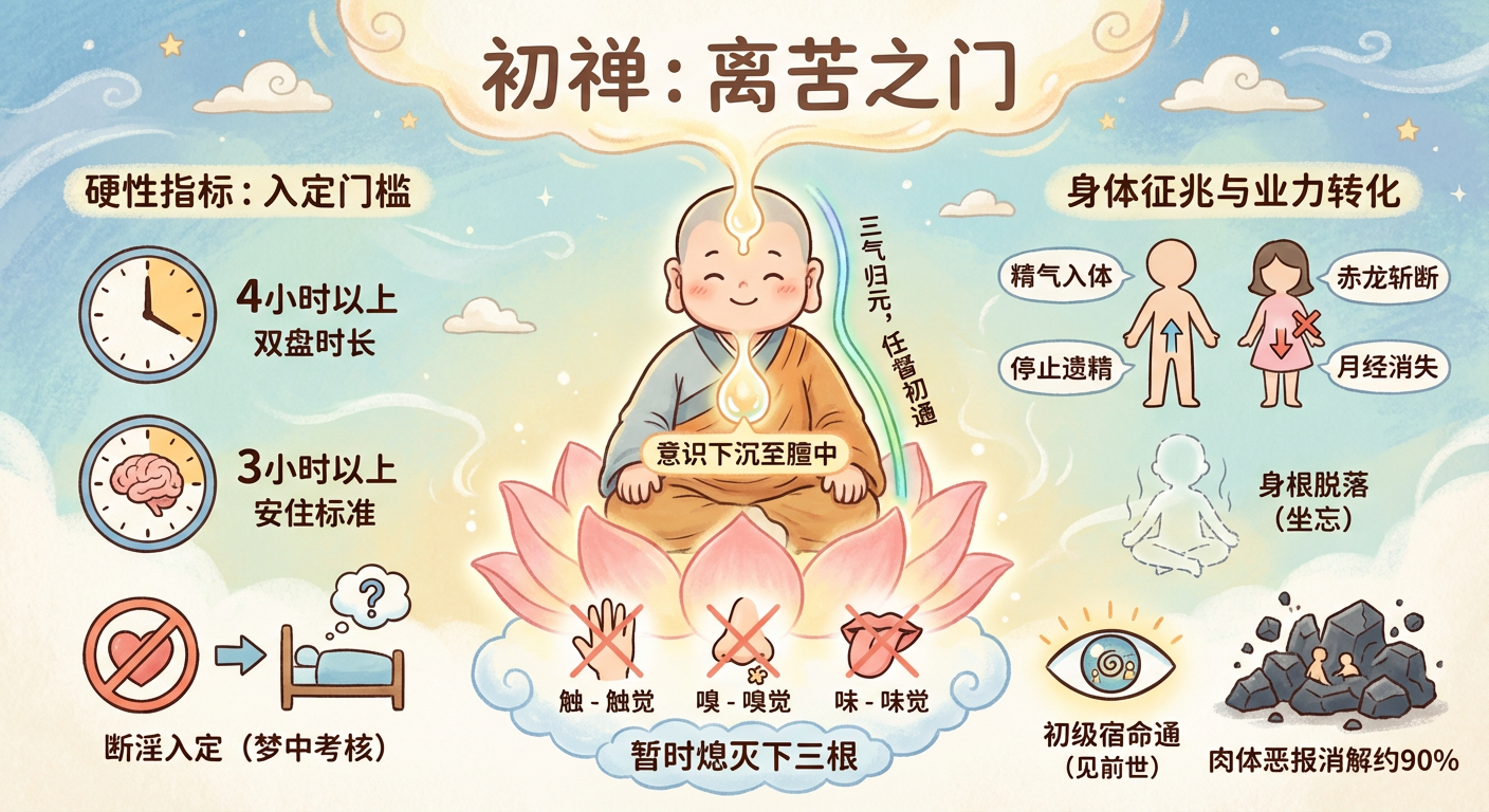 初禪(一) - 禪定境界圖解